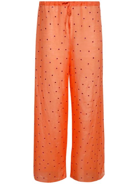 Oséree All-over gem trousers - Orange - zdjęcie produktu nr 1