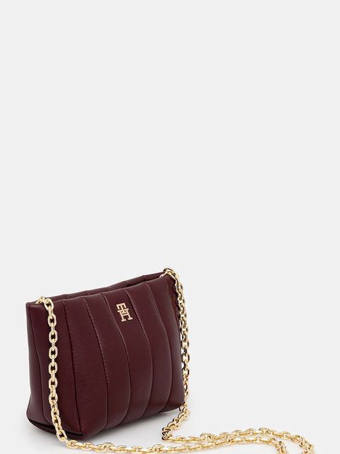 Tommy Hilfiger torebka kolor bordowy AW0AW17690 - zdjęcie produktu nr 2