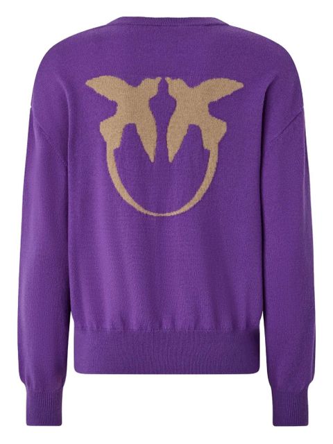 PINKO Love Birds sweater - Purple - zdjęcie produktu nr 2