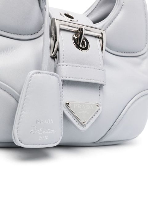 Prada Moon padded leather tote bag - Grey