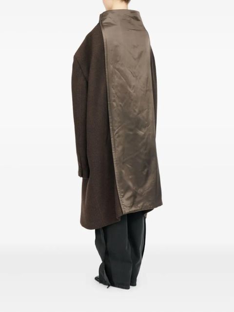 MM6 Maison Margiela drop-shoulder wool coat - Brown