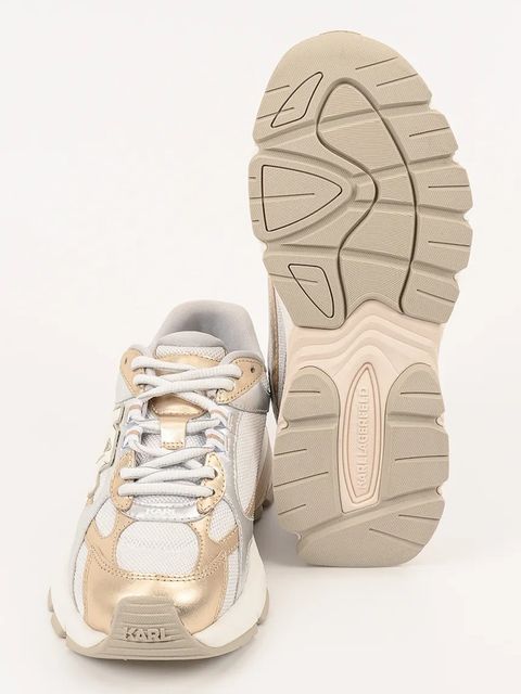 Karl Lagerfeld sneakersy ORION damskie kolor srebrny KL65525