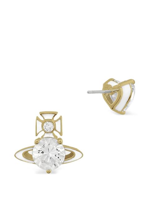 Vivienne Westwood Millie heart earrings - Gold - zdjęcie produktu nr 2