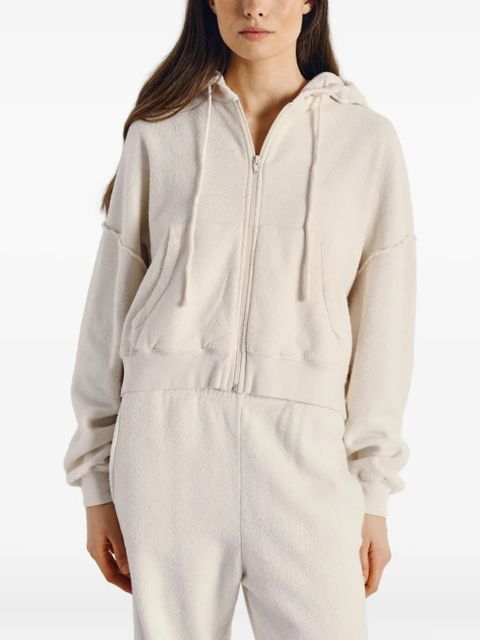 American Vintage Bobypark zip-up hoodie - Neutrals