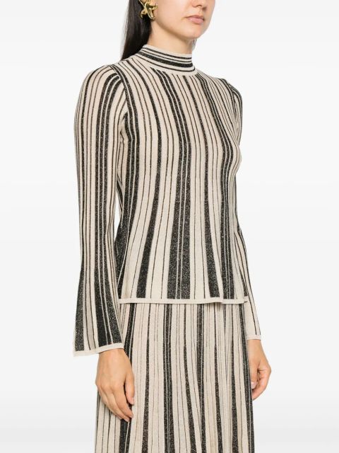 ZIMMERMANN metallic knit top - Black