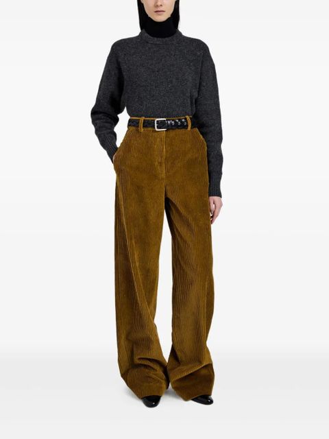 Proenza Schouler corduroy straight trousers - Brown