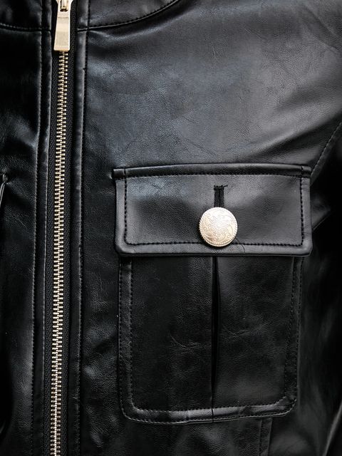 Sisley kurtka kolor czarny przejściowa 24IMLN05V - zdjęcie produktu nr 2