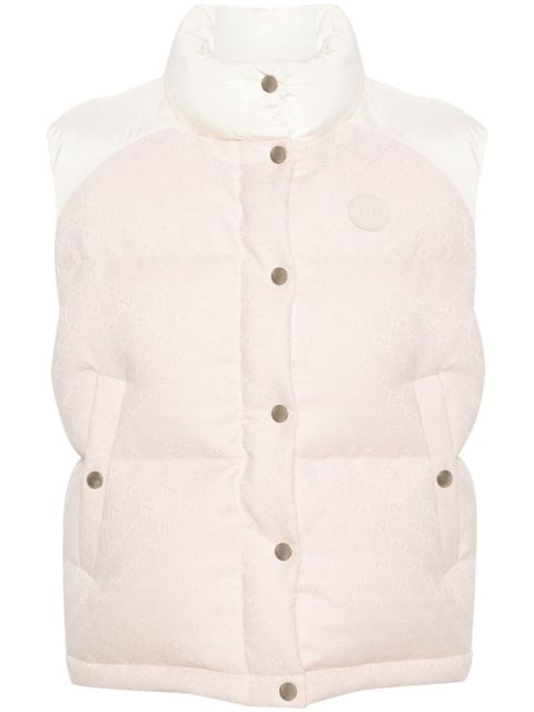 Gucci GG canvas padded gilet - Neutrals