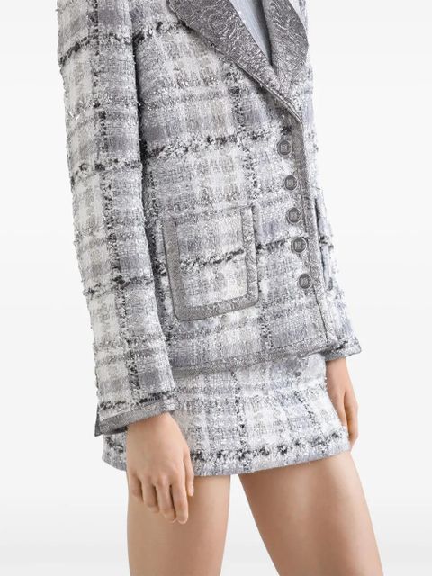 Dolce & Gabbana tweed mini skirt - Grey