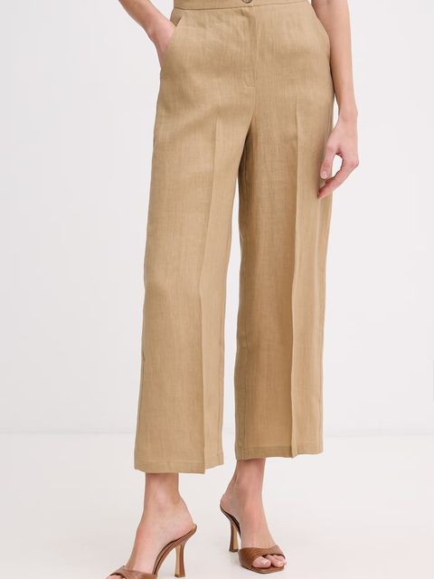 Marella spodnie damskie lniane Emme by Marella - zdjęcie produktu nr 2