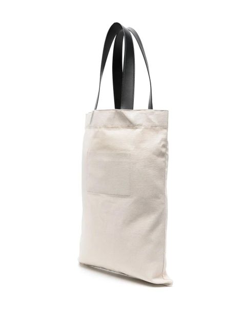 Jil Sander large Flat Shopper tote bag - Neutrals - zdjęcie produktu nr 2