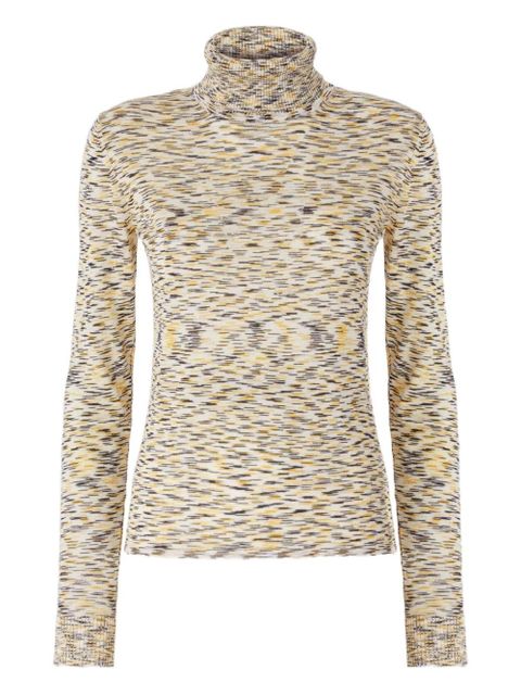Missoni patterned high-neck top - Yellow - zdjęcie produktu nr 1