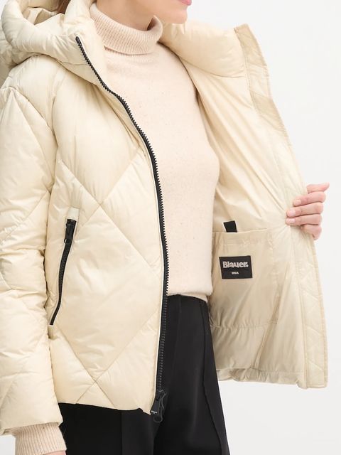 Blauer kurtka puchowa LAMARTINE kolor beżowy zimowa BLDC03167