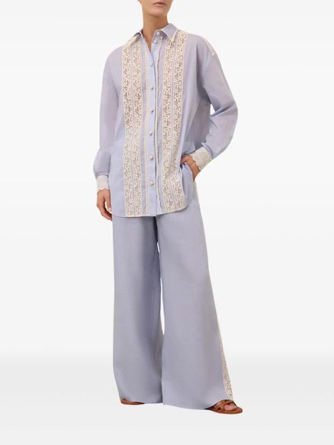 ZIMMERMANN Everly trousers - Blue - zdjęcie produktu nr 2