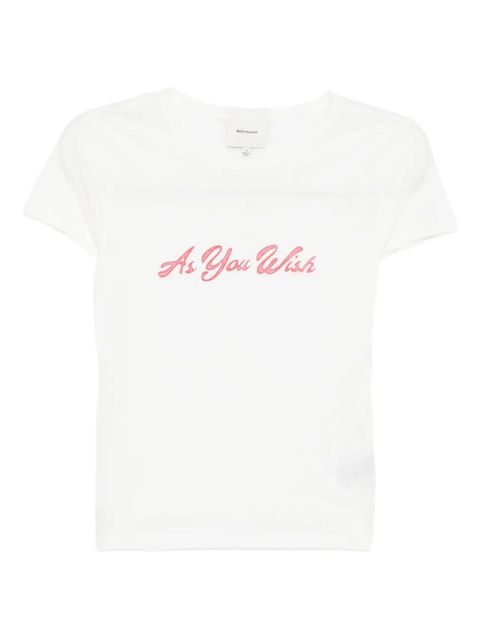 Reformation Max Slim T-shirt - White - zdjęcie produktu nr 1