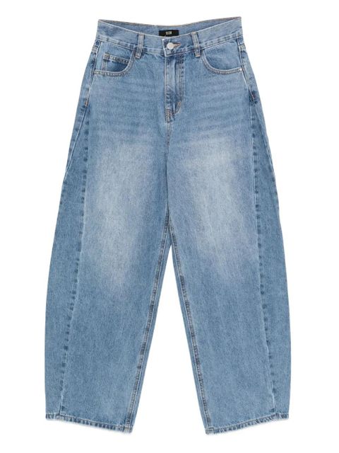 Eleh cotton straight jeans - Blue - zdjęcie produktu nr 1