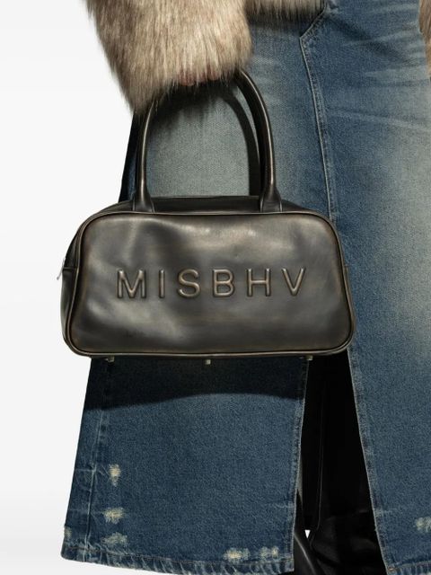 MISBHV embossed-logo tote bag - Black