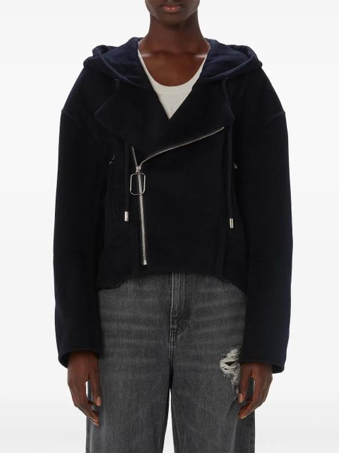 JW Anderson hooded wool jacket - Blue