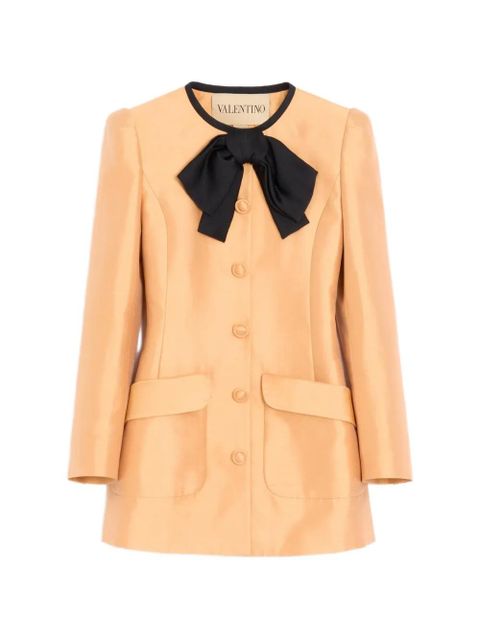 Valentino Garavani shantung caban - Orange - zdjęcie produktu nr 1