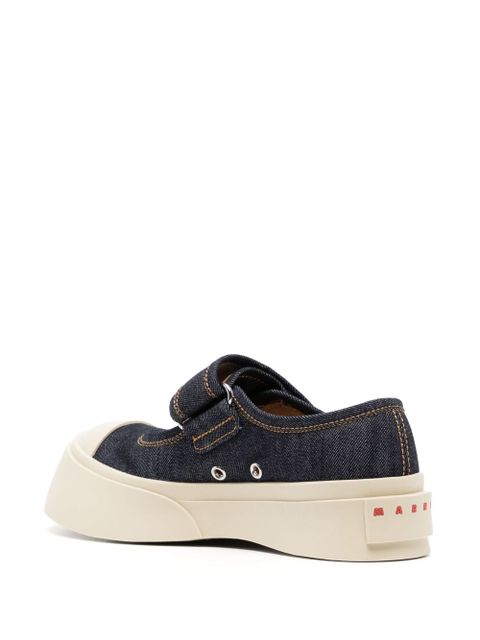 Marni denim mary jane sandals - Neutrals