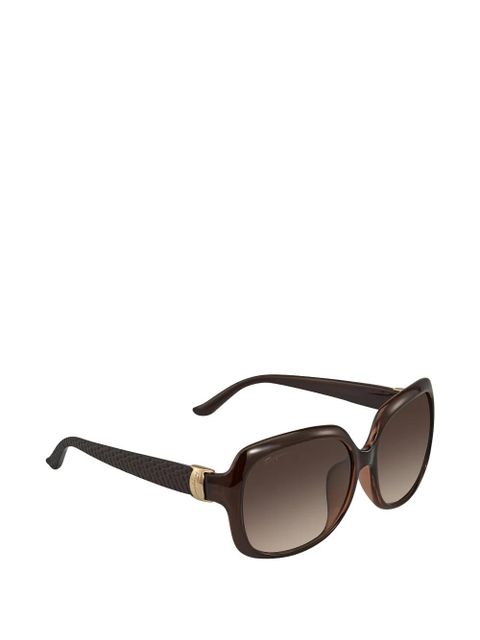 Ferragamo square-frame sunglasses - Brown - zdjęcie produktu nr 2