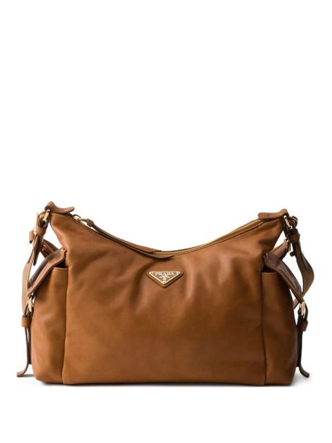 Prada Explore large nappa leather bag - Brown - zdjęcie produktu nr 1