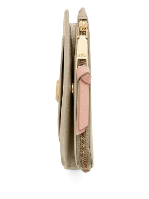 Marc Jacobs Utility Snapshot zip-around leather wallet - Neutrals