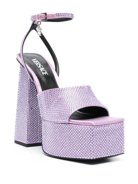 Versace 150mm Aevitas platform sandals - Purple