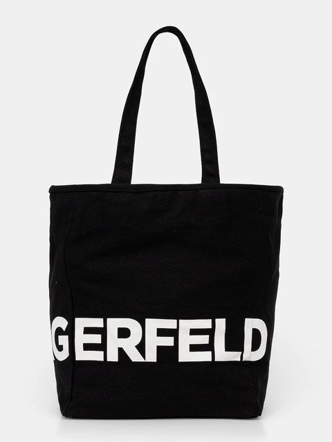 Karl Lagerfeld torebka bawełniana K/ESSENTIAL kolor czarny B1W50050
