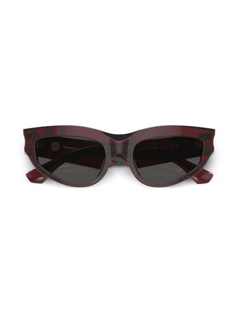 Burberry Eyewear checkered cat-eye sunglasses