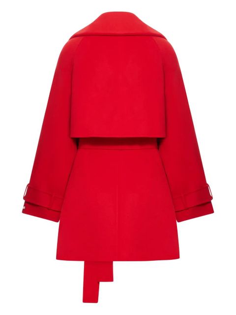 Sportmax belted double-breasted trench coat - Red - zdjęcie produktu nr 2