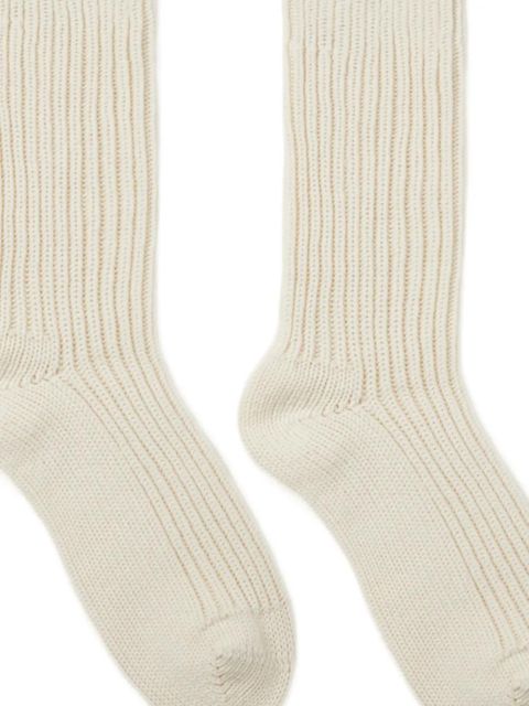 Alanui ribbed cashmere socks - White - zdjęcie produktu nr 2