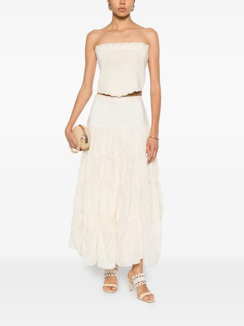 Ulla Johnson Davina drop-waist mid skirt - Neutrals - zdjęcie produktu nr 1