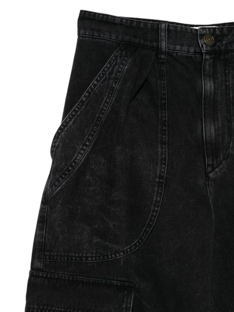 ISABEL MARANT seam-detail cargo jeans - Black - zdjęcie produktu nr 2