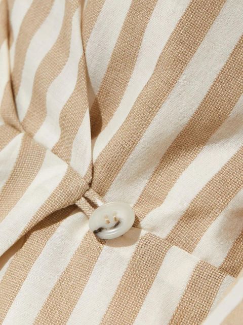 Nanushka Esma striped mini dress - Neutrals