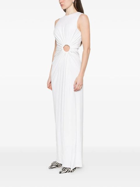 Sportmax Saletta ring-detail maxi dress - White