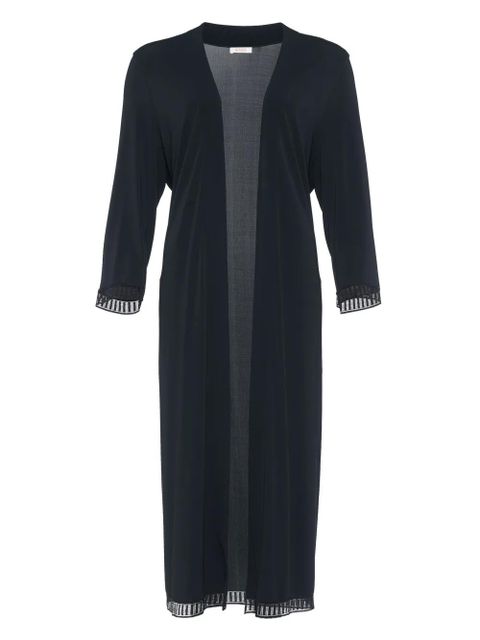 ERES Violette lace trim robe - Blue