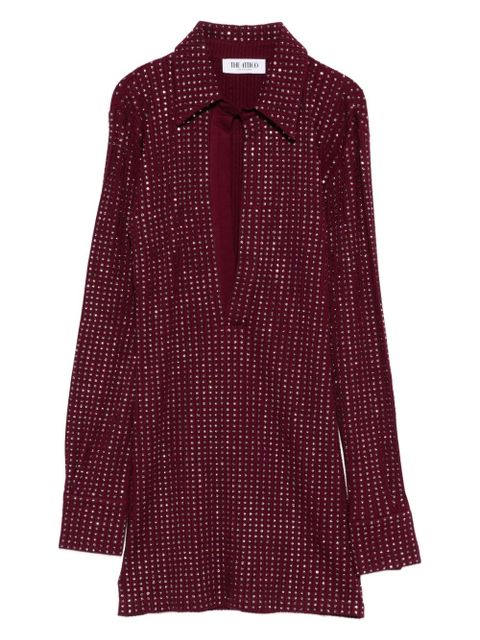 The Attico embellished collared dress - zdjęcie produktu nr 1
