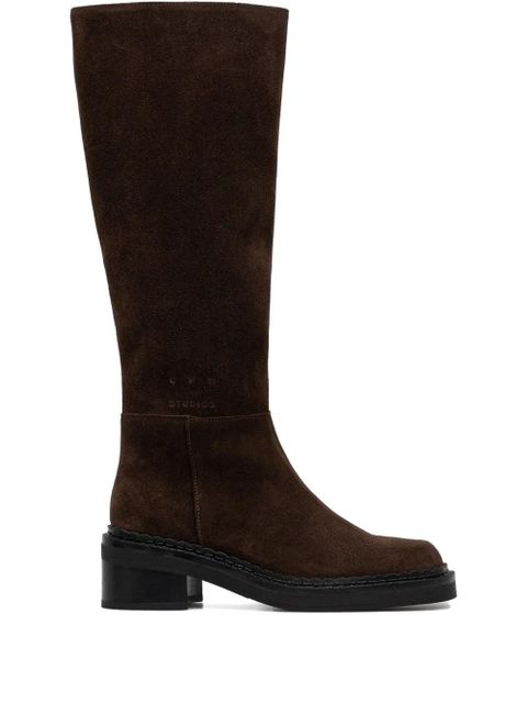 Copenhagen suede knee-high boots - Brown - zdjęcie produktu nr 1