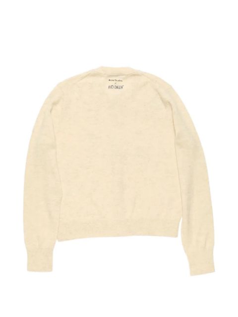 Acne Studios appliqué cardigan - Neutrals - zdjęcie produktu nr 2