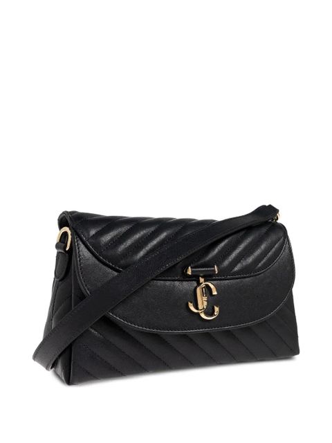 Jimmy Choo Avn Curve leather shoulder bag - Blue