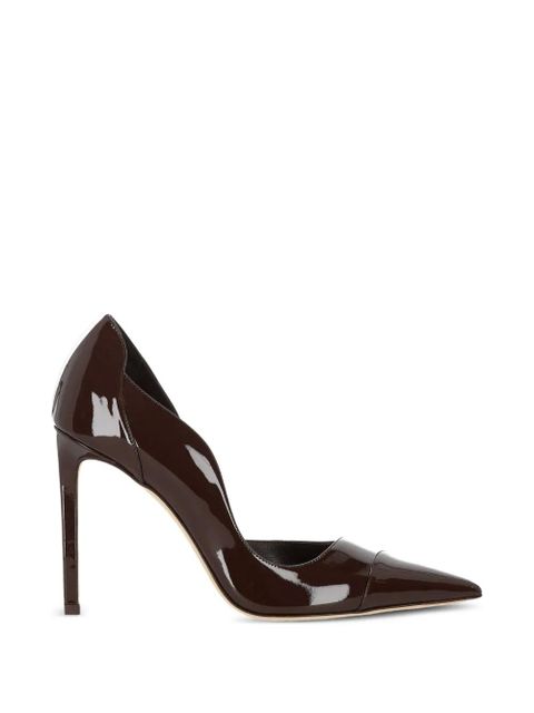 Jimmy Choo pointed-toe leather pumps - Brown - zdjęcie produktu nr 1
