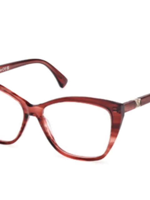 Max Mara Eyewear geometric-frame glasses - Red