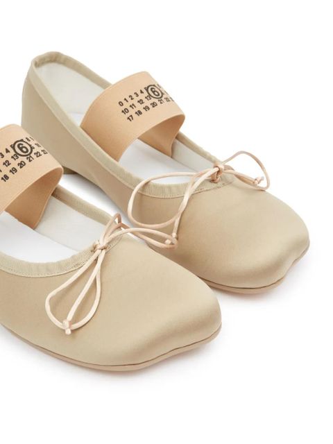 MM6 Maison Margiela Anatomic Ballerinas - Neutrals
