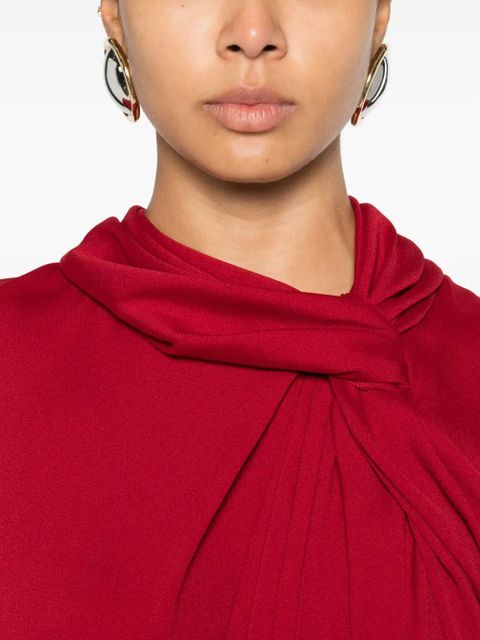 Lanvin draped blouse - Red