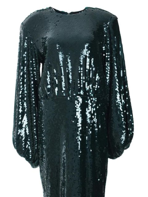 ROTATE BIRGER CHRISTENSEN sequined maxi dress - Green - zdjęcie produktu nr 2