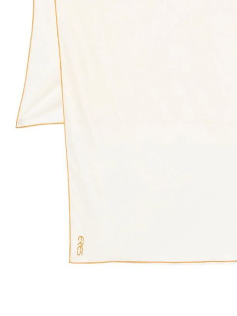 ERES logo-embroidered scarf - Neutrals