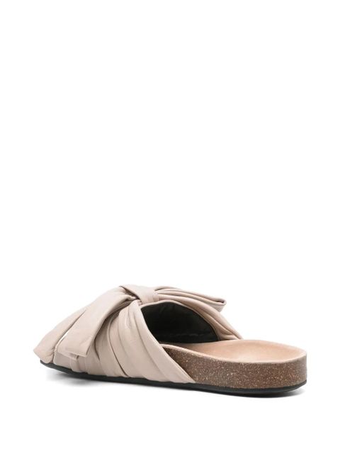 JW Anderson bow flat slides - Neutrals