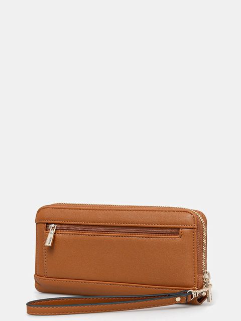 Guess portfel TALENT damski kolor brązowy SWNG96 69146