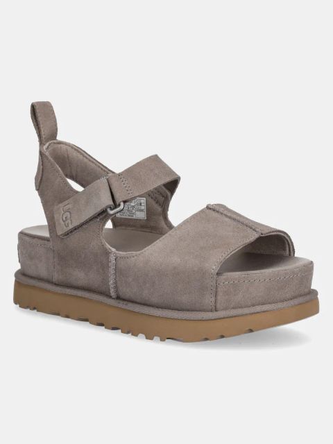 UGG sandały Goldenstar Hi damskie kolor brązowy na platformie 1167356-SKP